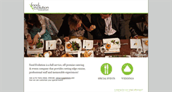 Desktop Screenshot of foodevolutioncatering.com